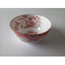 Compotier sur pied haut 12 cm diam 22 cm porcelaine Sarreguemines d&eacute;cor n&deg;216