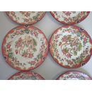 Bol &agrave; rincer en porcelaine Sarreguemines diam 16.5 cm ht 7.8 cm d&eacute;cor n&deg;216