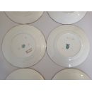 Bol &agrave; rincer en porcelaine Sarreguemines diam 16.5 cm ht 7.8 cm d&eacute;cor n&deg;216