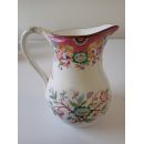 Laiti&egrave;re forme Zed ou Pot &agrave; lait HT 18 cm en porcelaine Sarreguemines d&eacute;cor n&deg;216