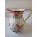 Laiti&egrave;re forme Zed ou Pot &agrave; lait HT 18 cm en porcelaine Sarreguemines d&eacute;cor n&deg;216