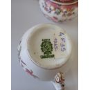 Laiti&egrave;re forme Zed ou Pot &agrave; lait HT 18 cm en porcelaine Sarreguemines d&eacute;cor n&deg;216