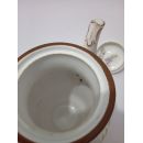 Sucrier Diam 10.5cm Pot &agrave; lait diam 9cm en porcelaine Sarreguemines d&eacute;cor n&deg;216