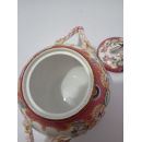 Sucrier Diam 10.5cm Pot &agrave; lait diam 9cm en porcelaine Sarreguemines d&eacute;cor n&deg;216