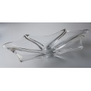 Coupe en cristal Daum France 40 cm coupe à fruits centre de table