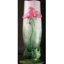 Vase à la rose Daum
