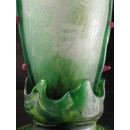 Vase à la rose Daum