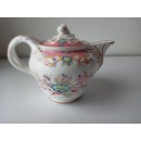 Th&eacute;i&egrave;re individuelle f&ecirc;le au fond en porcelaine Sarreguemines d&eacute;cor n&deg;216