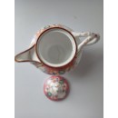 Th&eacute;i&egrave;re individuelle f&ecirc;le au fond en porcelaine Sarreguemines d&eacute;cor n&deg;216