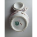 Th&eacute;i&egrave;re individuelle f&ecirc;le au fond en porcelaine Sarreguemines d&eacute;cor n&deg;216