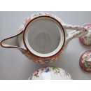 Th&eacute;i&egrave;re individuelle f&ecirc;le au fond en porcelaine Sarreguemines d&eacute;cor n&deg;216