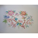 Grand plat ovale 49 cm porcelaine de Sarreguemines minton 252