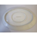 Grand plat ovale 49 cm porcelaine de Sarreguemines minton 252