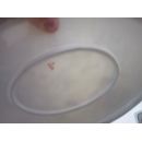 2 plats ovales 41 et 35.5 cm porcelaine de Sarreguemines minton 252