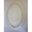 2 plats ovales 41 et 35.5 cm porcelaine de Sarreguemines minton 252