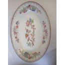 Grand plat ovale 49 cm porcelaine de Sarreguemines minton 252