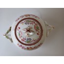 Sucrier diam 14 cm  porcelaine Sarreguemines minton 252 coloration anse