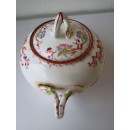 Sucrier diam 14 cm  porcelaine Sarreguemines minton 252 coloration anse