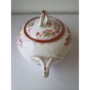 Sucrier diam 14 cm  porcelaine Sarreguemines minton 252 coloration anse