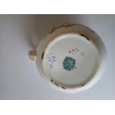 Sucrier et pot &agrave; lait porcelaine Sarreguemines minton 252 avec coloration