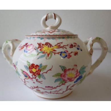 Théière Diam 17 cm Sucrier pot à lait porcelaine Sarreguemines minton 252