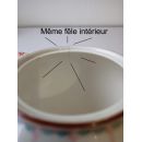 Th&eacute;i&egrave;re Diam 17 cm Sucrier pot &agrave; lait porcelaine Sarreguemines minton 252