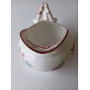 Sucrier Diam 12 cm et Pot &agrave; lait Diam 10 cm porcelaine Sarreguemines minton 252