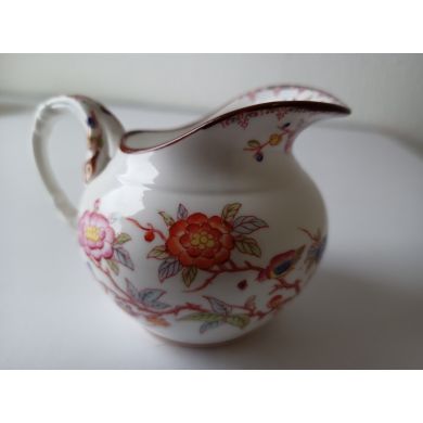Sucrier Diam 9 cm et Pot à lait Diam 8 cm porcelaine Sarreguemines minton 252