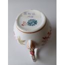 Sucrier Diam 9 cm et Pot &agrave; lait Diam 8 cm porcelaine Sarreguemines minton 252