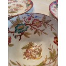Lot 2 tasses Orientales avec 2 soucoupes porcelaine Sarreguemines minton 216 f&ecirc;les