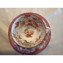 Lot 1 tasse Orientale avec 1 soucoupe porcelaine Sarreguemines minton 216