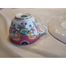 Lot 1 tasse Orientale avec 1 soucoupe porcelaine Sarreguemines minton 216