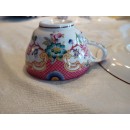 Lot 1 tasse Orientale avec 1 soucoupe porcelaine Sarreguemines minton 216 r&eacute;f 216-TS-3