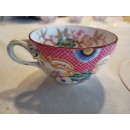 Lot 1 tasse Orientale avec 1 soucoupe porcelaine Sarreguemines minton 216 r&eacute;f 216-TS-4