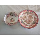 Lots de 6 tasses avec 6 soucoupes porcelaine Sarreguemines minton 216.