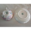 Lots de 6 tasses avec 6 soucoupes porcelaine Sarreguemines minton 216.