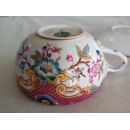 Tasse avec soucoupe en porcelaine de Sarreguemines minton d&eacute;cor 216 r&eacute;f216B-TS-3
