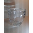 Vase à bulles Daum Croix de Lorraine Nancy France vers 1947