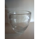 Vase à bulles Daum Croix de Lorraine Nancy France vers 1947