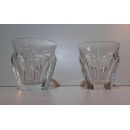 2 Gobelets Harcourt Talleyrand Cristal Baccarat Verres à whisky dégustation