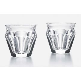 2 Gobelets Harcourt Talleyrand Cristal Baccarat Verres à whisky dégustation