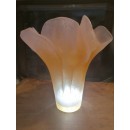 Vase "Rose" en Pâte de Verre - Daum France - Hauteur 24 cm - Parfait état avec boîte d'origine