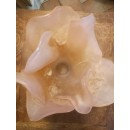 Vase "Rose" en Pâte de Verre - Daum France - Hauteur 24 cm - Parfait état avec boîte d'origine