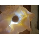 Vase "Rose" en Pâte de Verre - Daum France - Hauteur 24 cm - Parfait état avec boîte d'origine