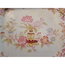 Plat rectangle &agrave; oreilles en porcelaine de Sarreguemines d&eacute;cor 248.