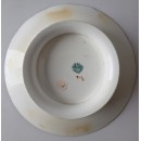 Lot de 4 pièces en Porcelaine de Sarreguemines Décor Minton 216 "Fleurs des Inde