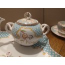 Exceptionnel Déjeuner sur plateau en Porcelaine de Sarreguemines Minton 635