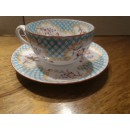 Exceptionnel Déjeuner sur plateau en Porcelaine de Sarreguemines Minton 635