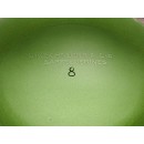 Enorme Cache-pot Branche de Chêne  sur Colonne Cannelée Sarreguemines Utzschneider & Cie